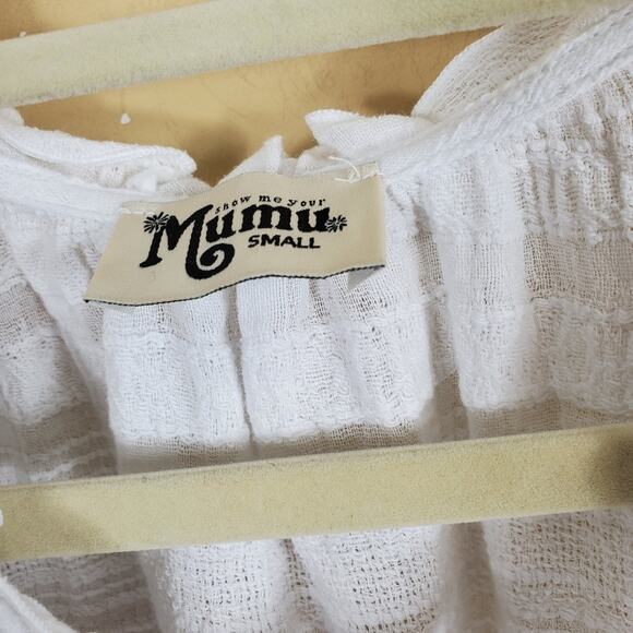 Show Me Your Mumu Charlene Tunic in White Size S - Picture 12 of 12
